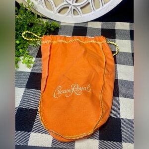 Crown Royal Orange Velvet Bag‎